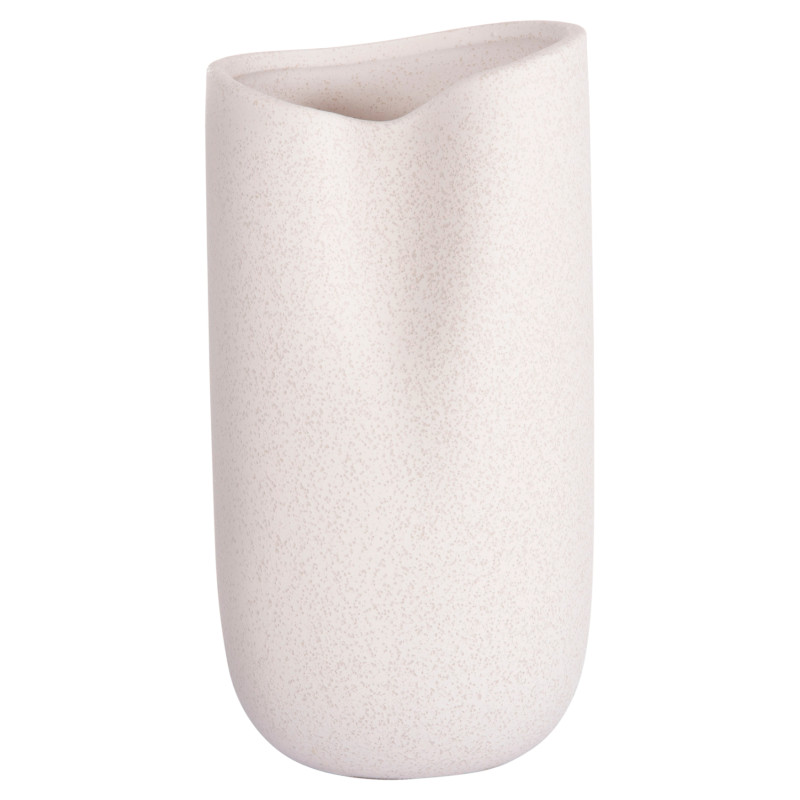 ΕΠΙΤΡΑΠΕΖΙΟ ΚΕΡΑΜΙΚΟ ΔΙΑΚΟΣΜΗΤΙΚΟ GLAΖΕ HM4607.01 ΥΠΟΛΕΥΚΟ ΚΡΥΣΤΑΛΛΙΚΟ 15x15x30Υεκ