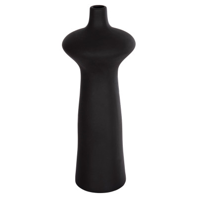 ΕΠΙΤΡΑΠΕΖΙΟ ΚΕΡΑΜΙΚΟ ΔΙΑΚΟΣΜΗΤΙΚΟ SCEPTER HM4636.02 ΜΑΥΡΟ ΜΑΤ Φ18x49Υεκ