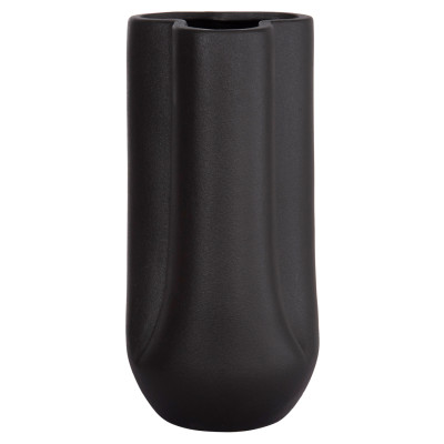 ΕΠΙΤΡΑΠΕΖΙΟ ΚΕΡΑΜΙΚΟ ΔΙΑΚΟΣΜΗΤΙΚΟ GLAΖΕ HM4612.02 ΜΑΥΡΟ ΜΑΤ Φ14x29Υεκ