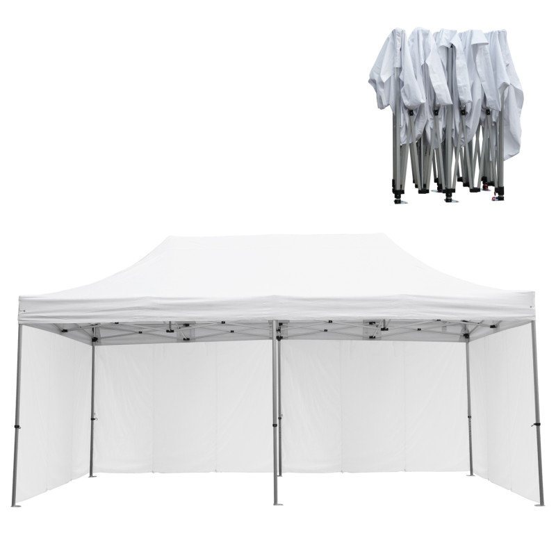 GAZEBO ΕΠΑΓΓΕΛΜΑΤΙΚΟ ΒΑΡΕΩΣ ΤΥΠΟΥ CRESSEN HM21099.01 ΠΤΥΣΣΟΜΕΝΟ ΑΛΟΥΜΙΝΙΟΥ 3x6x3,4Yμ