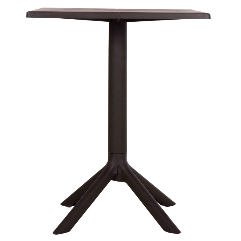 ΤΡΑΠΕΖΙ ΠΟΛΥΠΡΟΠΥΛΕΝΙΟΥ ΤΕΤΡΑΓΩΝΟ TERRIN HM6125.13 ΚΑΦΕ 60x60x75Υεκ.