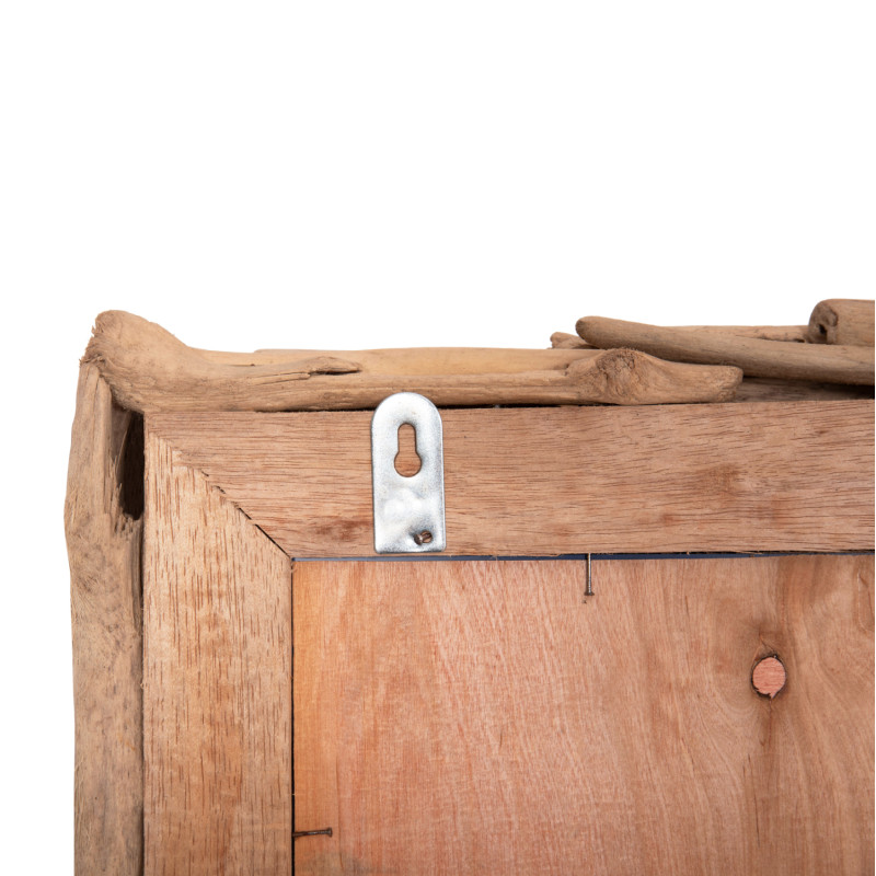 ΚΑΘΡΕΠΤΗΣ ΤΟΙΧΟΥ TWIGS HM4440 DRIFTWOOD ΣΕ ΦΥΣΙΚΟ ΧΡΩΜΑ 62x10x82Υεκ.