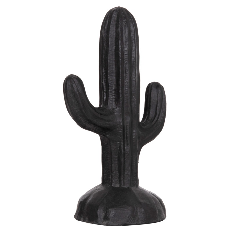 ΔΙΑΚΟΣΜΗΤΙΚΟΣ ΚΑΚΤΟΣ ΔΑΠΕΔΟΥ CACTUS HM4386.01S ΓΥΨΟΣ ΣΕ ΜΑΥΡΟ 42x30x74Υεκ.