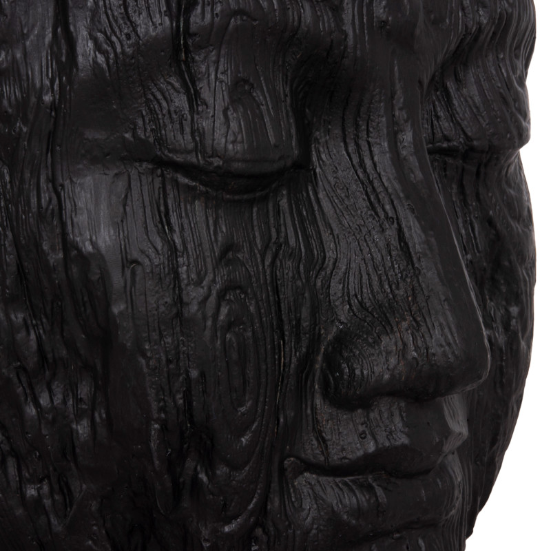 ΔΙΑΚΟΣΜΗΤΙΚΟ ΔΑΠΕΔΟΥ XXL ΚΕΦΑΛΙ ΒΟΥΔΑ HM4385.01 ΓΥΨΟΣ ΣΕ ΜΑΥΡΟ 90x90x100Υεκ.