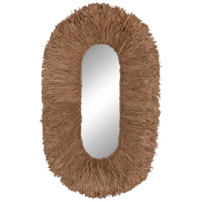 ΚΑΘΡΕΠΤΗΣ ΤΟΙΧΟΥ ΟΒΑΛ HM4711 ΠΛΑΙΣΙΟ ΙΝΕΣ ΣΙΖΑΛ ΣΕ ΧΡΩΜΑ ΦΥΣΙΚΟ 95x60x15(πάχος)εκ.