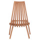 ΠΟΛΥΘΡΟΝΑ LOUNGE ΠΤΥΣΣΟΜΕΝΗ SHIGAO HM18112 ΞΥΛΟ TEAK--ΦΥΣΙΚΟ 61x88.5x89Υεκ.