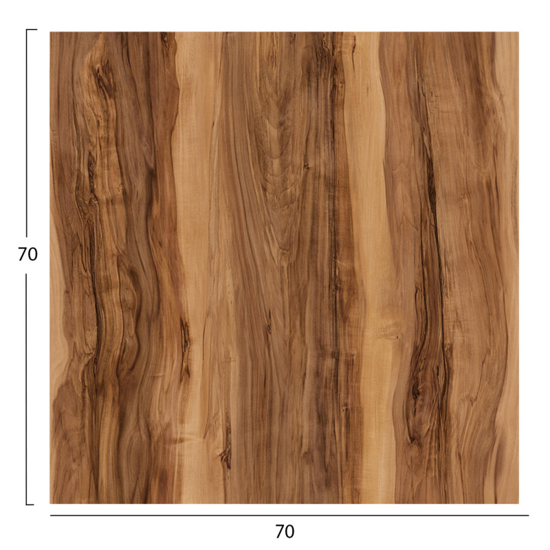 ΕΠΙΦΑΝΕΙΑ ΤΡΑΠΕΖΙΟΥ ΤΕΤΡΑΓΩΝΗ HPL HM5838.30 INDIAN SHEESHAM 70x70εκ