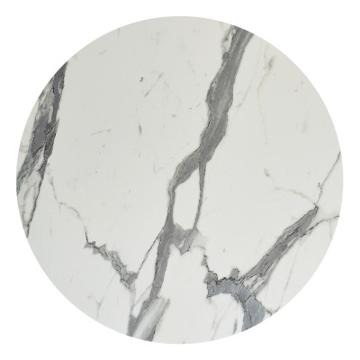 ΕΠΙΦΑΝΕΙΑ ΤΡΑΠΕΖΙΟΥ HPL ΣΤΡΟΓΓΥΛΗ HM5842.31 ΛΕΥΚΟ ΜΑΡΜΑΡΟ Φ70εκ.