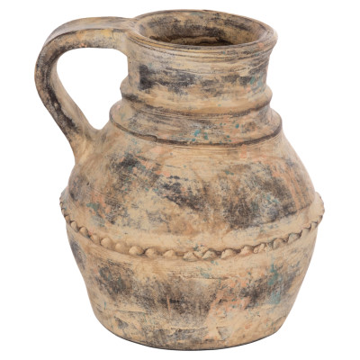 ΔΙΑΚΟΣΜΗΤΙΚΟ ΕΠΙΤΡΑΠΕΖΙΟ ΒΑΖΟ VERMO HM4397 ΤΕΡΑΚΟΤΑ ΣΕ ΚΡΕΜ Φ20x20.5Υεκ.