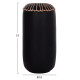 ΕΠΙΤΡΑΠΕΖΙΟ ΔΙΑΚΟΣΜΗΤΙΚΟ ΒΑΖΟ LENNOX HM4675.01S TΕΡΑΚΟΤΑ ΣΕ ΜΑΥΡΟ--Φ18x33Υεκ.