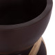 ΔΙΑΚΟΣΜΗΤΙΚΟ ΒΑΖΟ ΔΑΠΕΔΟΥ MAYNARD HM4672.07L TERRACOTTA ΣΟΚΟΛΑΤΙ-RATTAN Φ32x62.5Υεκ