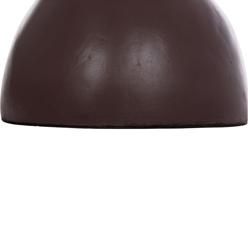 ΔΙΑΚΟΣΜΗΤΙΚΟ ΒΑΖΟ ΔΑΠΕΔΟΥ MAYNARD HM4672.07L TERRACOTTA ΣΟΚΟΛΑΤΙ-RATTAN Φ32x62.5Υεκ