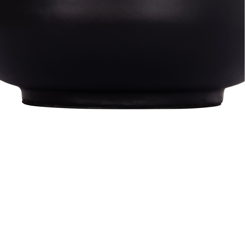 ΔΙΑΚΟΣΜΗΤΙΚΟ ΒΑΖΟ ΔΑΠΕΔΟΥ LINTER HM4662.01L FIBER CEMENT ΜΑΥΡΟ--ΞΥΛΟ ΤΕΑΚ Φ41x47Υεκ.