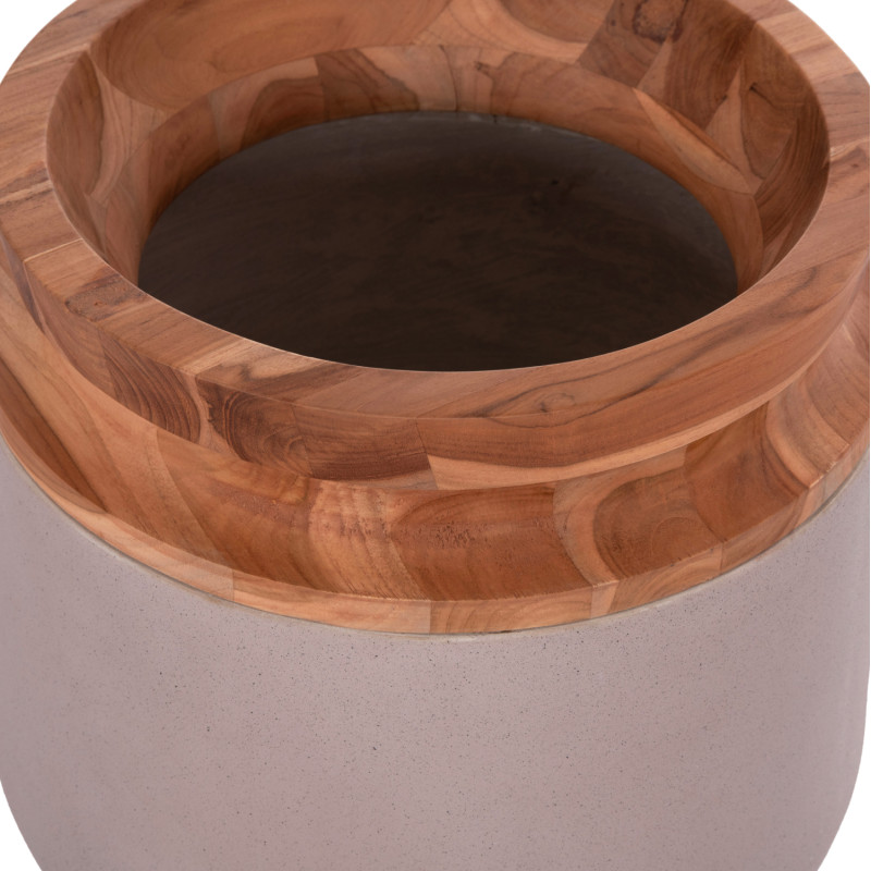 ΔΙΑΚΟΣΜΗΤΙΚΟ ΒΑΖΟ ΔΑΠΕΔΟΥ LINTER HM4662.05L FIBER CEMENT ΓΚΡΙ ΜΑΤ--ΞΥΛΟ ΤΕΑΚ Φ41x47Υεκ ΔΙΑΚΟΣΜΗΤΙΚΟ ΒΑΖΟ ΔΑΠΕΔΟΥ LINTER HM4662.05L FIBER CEMENT ΓΚΡΙ ΜΑΤ--ΞΥΛΟ ΤΕΑΚ Φ41x47Υεκ