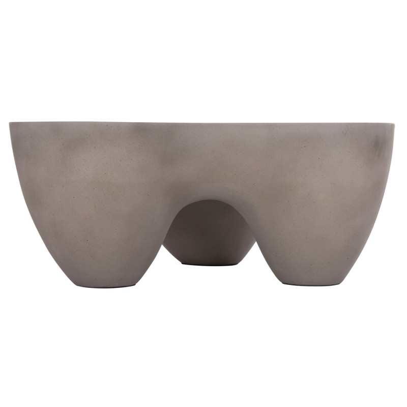 ΤΡΑΠΕΖΙ ΣΑΛΟΝΙΟΥ SALLEN HM18161.03 FIBER CEMENT ΣΕ ΓΚΡΙ--108x94x38,5Υεκ.