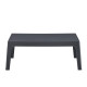 ΤΡΑΠΕΖΑΚΙ ΟΡΘΟΓΩΝΙΟ SLEEK HM6367.10 ΠΟΛΥΠΡΟΠΥΛΕΝΙΟ ΣΕ ΣΚΟΥΡΟ ΓΚΡΙ 105x64x40Υεκ.
