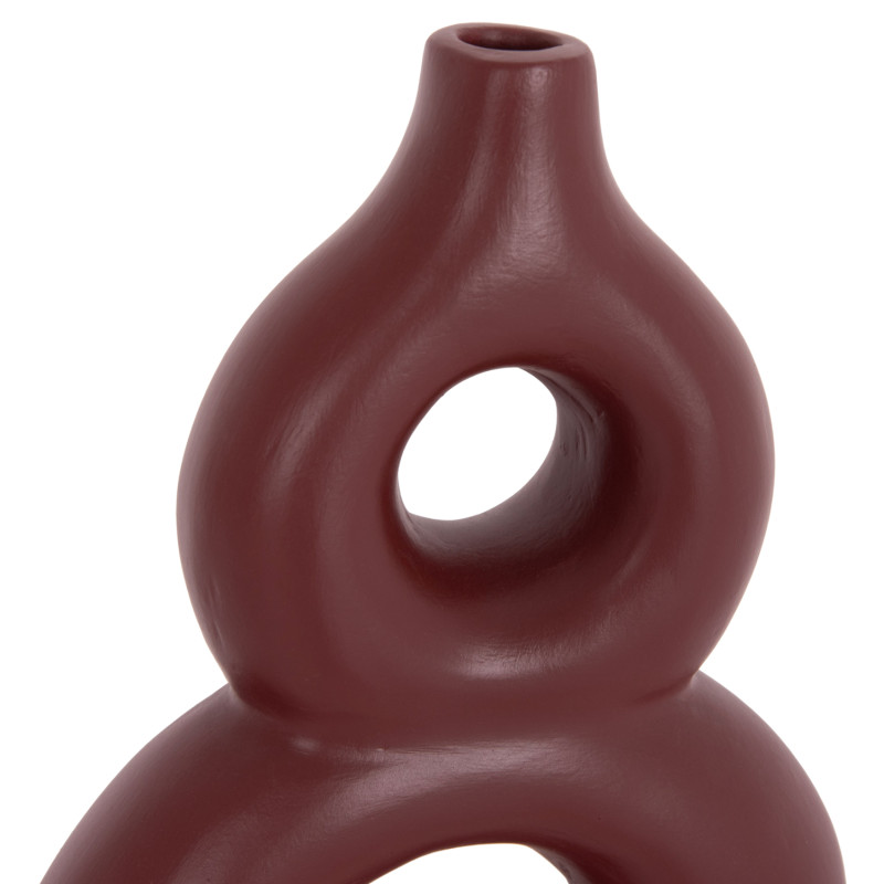 ΕΠΙΤΡΑΠΕΖΙΟ ΔΙΑΚΟΣΜΗΤΙΚΟ ΒΑΖΟ FIORIN HM4666.03S ΤΕΡΑΚΟΤΑ ΣΕ ΒΥΣΣΙΝΙ--21x7.5x31Υεκ.