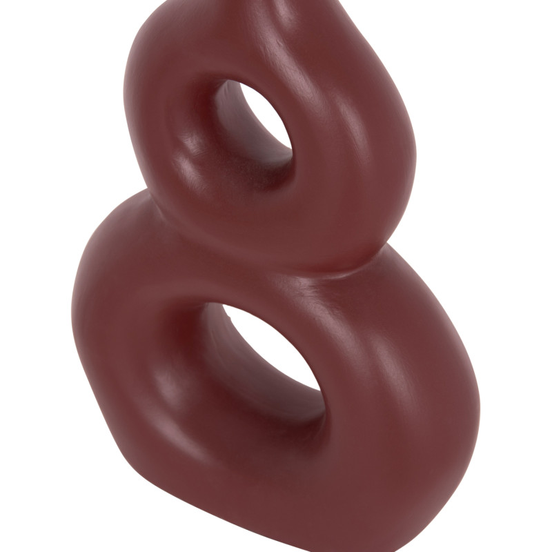 ΕΠΙΤΡΑΠΕΖΙΟ ΔΙΑΚΟΣΜΗΤΙΚΟ ΒΑΖΟ FIORIN HM4666.03S ΤΕΡΑΚΟΤΑ ΣΕ ΒΥΣΣΙΝΙ--21x7.5x31Υεκ.