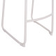 ΣΚΑΜΠΟ ΜΠΑΡ ΑΛΟΥΜΙΝΙΟΥ RACHEL HM6341.02 ΛΕΥΚΟ 47x56,5x98,5Υεκ.