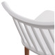 ΣΕΤ ΤΡΑΠΕΖΑΡΙΑΣ 5ΤΜΧ MINIMAL HM21172 MDF TOP ΣΕ ΛΕΥΚΟ-ΣΚΕΛΕΤΟΣ ΣΕ ΦΥΣΙΚΟ ΞΥΛΟΥ