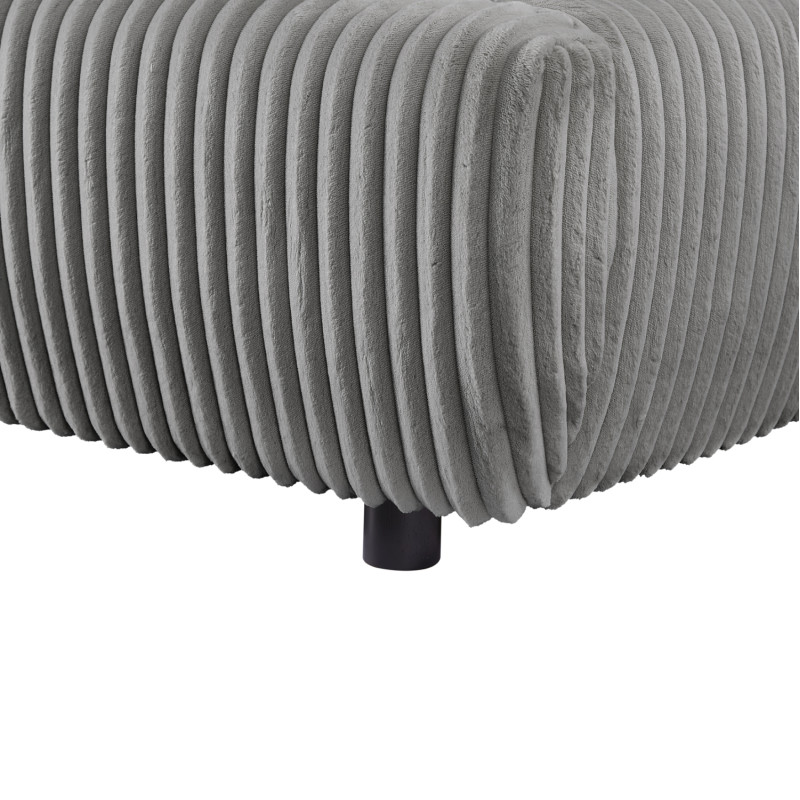 ΚΡΕΒΑΤΙ ΜΕ ΑΠΟΘ.ΧΩΡΟ KALLY HM729.01 ΓΚΡΙ FEAUX FUR ΥΦΑΣΜΑ--ΓΙΑ ΣΤΡΩΜΑ 160x200εκ