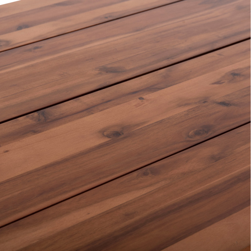 ΤΡΑΠΕΖΙ ΤΡΑΠΕΖΑΡΙΑΣ FRIGGO HM6298.01 ΞΥΛΟ ΑΚΑΚΙΑΣ-3,5εκ πάχος 200x100x77Υεκ.