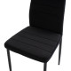 ΣΕΤ ΤΡΑΠΕΖΑΡΙΑΣ 5ΤΜΧ LADY HM21199.04 ΓΥΑΛΙ--ΜΕΤΑΛΛΟ & ΒΕΛΟΥΔΟ ΣΕ ΜΑΥΡΟ