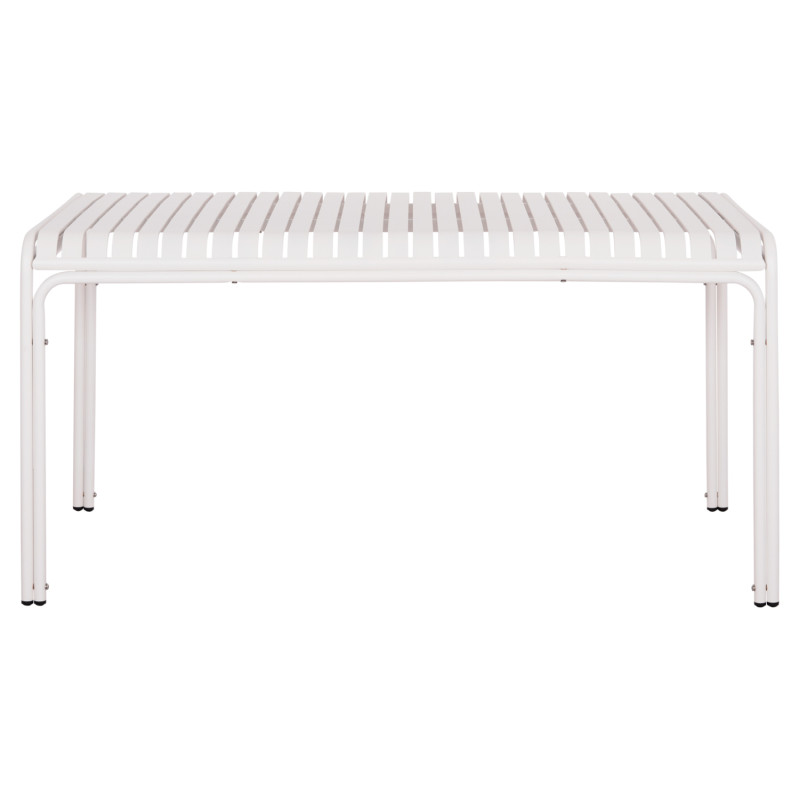 ΤΡΑΠΕΖΙ ΑΛΟΥΜΙΝΙΟΥ RACHEL HM6339.02 ΛΕΥΚΟ 150x80x75Υεκ.