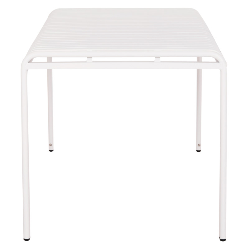 ΤΡΑΠΕΖΙ ΑΛΟΥΜΙΝΙΟΥ RACHEL HM6339.02 ΛΕΥΚΟ 150x80x75Υεκ.