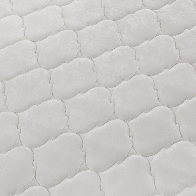 ΚΡΕΒΑΤΙ ΔΙΠΛΟ & ΣΤΡΩΜΑ TRILLOP HM21202.12 ΓΚΡΙ ΥΦΑΣΜΑ--ΓΙΑ 160x200εκ