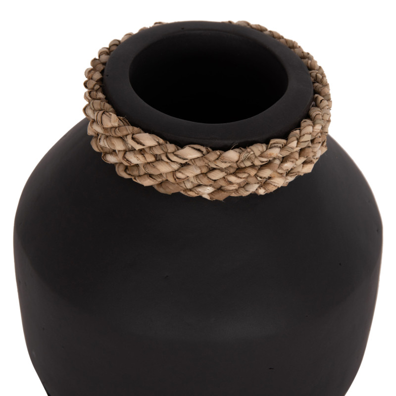 ΕΠΙΤΡΑΠΕΖΙΟ ΔΙΑΚΟΣΜΗΤΙΚΟ ΒΑΖΟ CAMMER HM4687.01XS ΤΕΡΑΚΟΤΑ ΣΕ ΜΑΥΡΟ--Φ16x15Υεκ.