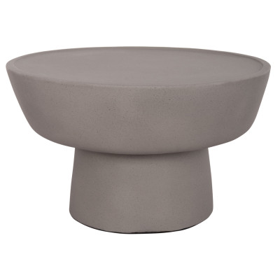 ΤΡΑΠΕΖΙ ΣΑΛΟΝΙΟΥ PIRSON HM18155.03 FIBER CEMENT ΣΕ ΓΚΡΙ--Φ60x36Υεκ.