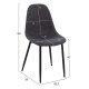 ΣΕΤ ΤΡΑΠΕΖΑΡΙΑΣ 5ΤΜΧ RAVEN HM21068.02 ΚΕΡΑΜΙΚΟ TOP ΜΑΥΡΟ ΜΑΡΜΑΡΟ--ΓΚΡΙ ΥΦΑΣΜΑ