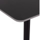 ΣΕΤ ΤΡΑΠΕΖΑΡΙΑΣ 5ΤΜΧ RAVEN HM21068.02 ΚΕΡΑΜΙΚΟ TOP ΜΑΥΡΟ ΜΑΡΜΑΡΟ--ΓΚΡΙ ΥΦΑΣΜΑ