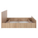 ΣΕΤ ΚΡΕΒΑΤΟΚΑΜΑΡΑΣ 5ΤΜΧ ADLER HM11758 ΜΕΛΑΜΙΝΗ SONAMA OAK-ΓΙΑ ΣΤΡΩΜΑ 160x200εκ