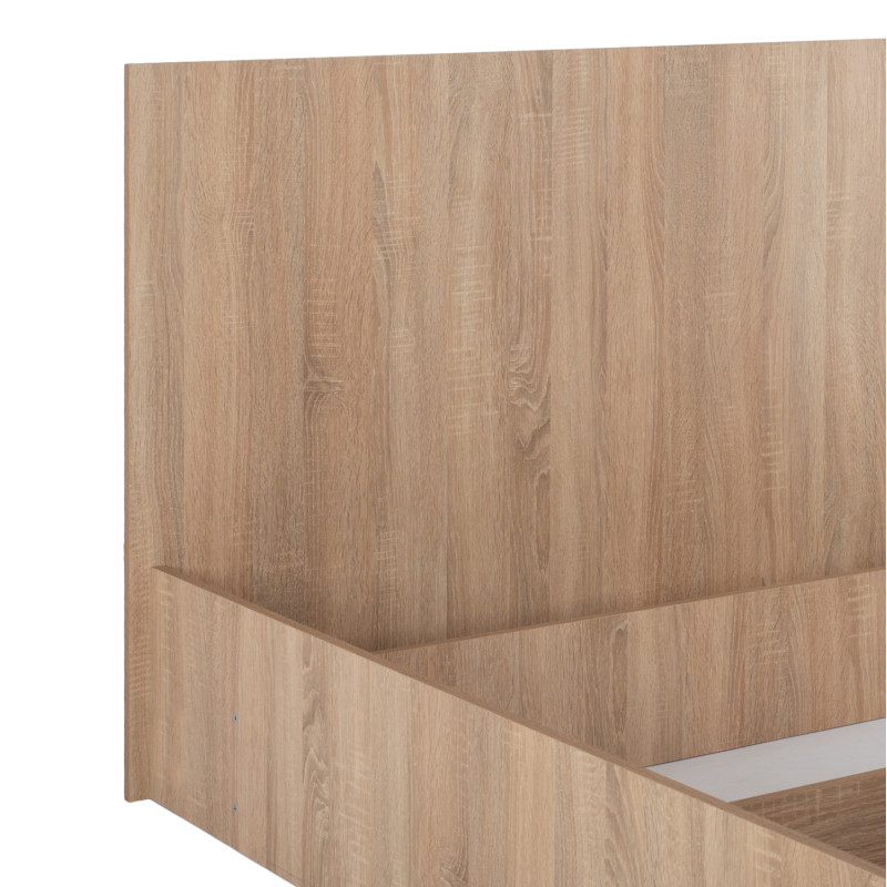 ΣΕΤ ΚΡΕΒΑΤΟΚΑΜΑΡΑΣ 5ΤΜΧ ADLER HM11758 ΜΕΛΑΜΙΝΗ SONAMA OAK-ΓΙΑ ΣΤΡΩΜΑ 160x200εκ