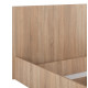 ΣΕΤ ΚΡΕΒΑΤΟΚΑΜΑΡΑΣ 5ΤΜΧ ADLER HM11758 ΜΕΛΑΜΙΝΗ SONAMA OAK-ΓΙΑ ΣΤΡΩΜΑ 160x200εκ