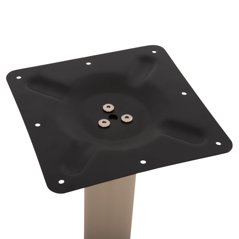 ΒΑΣΗ ΤΡΑΠΕΖΙΟΥ ΑΠΟ ΜΕΤΑΛΛΟ HM421.25 ΚΑΠΟΥΤΣΙΝΟ 40x40x72Υεκ.