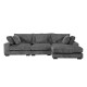 ΚΑΝΑΠΕΣ ΔΕΞΙΑ ΓΩΝΙΑ CRANFIELD HM3287.01R ΓΚΡΙ ΡΙΓΕ ΥΦΑΣΜΑ 315x167(γωνία)x67Υεκ. ΚΑΝΑΠΕΣ ΔΕΞΙΑ ΓΩΝΙΑ CRANFIELD HM3287.01R ΓΚΡΙ ΡΙΓΕ ΥΦΑΣΜΑ 315x167(γωνία)x67Υεκ.