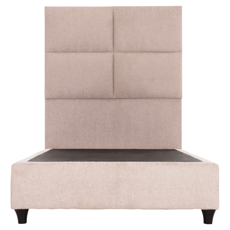 ΚΡΕΒΑΤΙ ΜΟΝΟ MILO HM652.32 ΜΠΕΖ TEDDY ΥΦΑΣΜΑ ΓΙΑ ΣΤΡΩΜΑ 90x200εκ