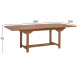 TΡΑΠΕΖΙ ΤΡΑΠΕΖΑΡΙΑΣ ΑΝΟΙΓΟΜΕΝΟ CRANDER HM6376 ΞΥΛΟ TEAK ΣΕ ΦΥΣΙΚΟ 180-240x100x76Υεκ