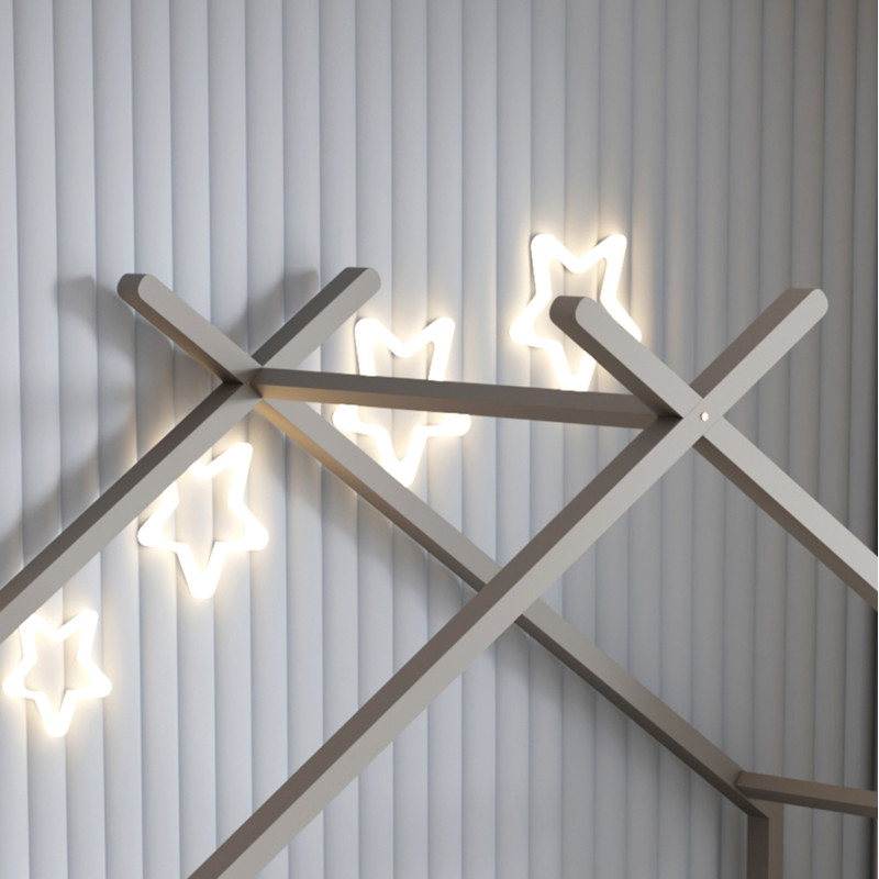 ΚΡΕΒΑΤΙ ΠΑΙΔΙΚΟ ΜΕ ΣΤΡΩΜΑ KLARICE HM21305.02 ΞΥΛΟ ΠΕΥΚΟΥ ΣΕ ΓΚΡΙ--ΣΤΡΩΜΑ 90x190εκ