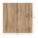 ΕΠΙΦΑΝΕΙΑ ΤΡΑΠΕΖΙΟΥ HPL ΤΕΤΡΑΓΩΝΗ HM5839.36 SONAMA OAK 80x80εκ.