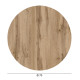 ΕΠΙΦΑΝΕΙΑ ΤΡΑΠΕΖΙΟΥ HPL ΣΤΡΟΓΓΥΛΗ HM5842.36 SONAMA OAK Φ70εκ.