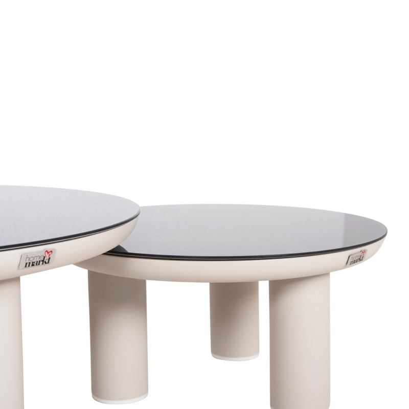 ΣΕΤ ΣΑΛΟΝΙ 5ΤΜΧ STREAM HM6426.02 ΚΡΕΜ ΑΛΟΥΜΙΝΙΟ--ΜΠΕΖ ΣΧΟΙΝΙ & OLEFIN