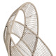 ΠΟΛΥΘΡΟΝΑ-ΦΩΛΙΑ RULER HM6506.02 ΜΟΚΑ ΜΕΤΑΛΛΟ-P.E.RATTAN--ΓΚΡΙ ΜΑΞΙΛΑΡΙΑ 90x85x149Υεκ