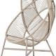 ΠΟΛΥΘΡΟΝΑ-ΦΩΛΙΑ RULER HM6506.02 ΜΟΚΑ ΜΕΤΑΛΛΟ-P.E.RATTAN--ΓΚΡΙ ΜΑΞΙΛΑΡΙΑ 90x85x149Υεκ