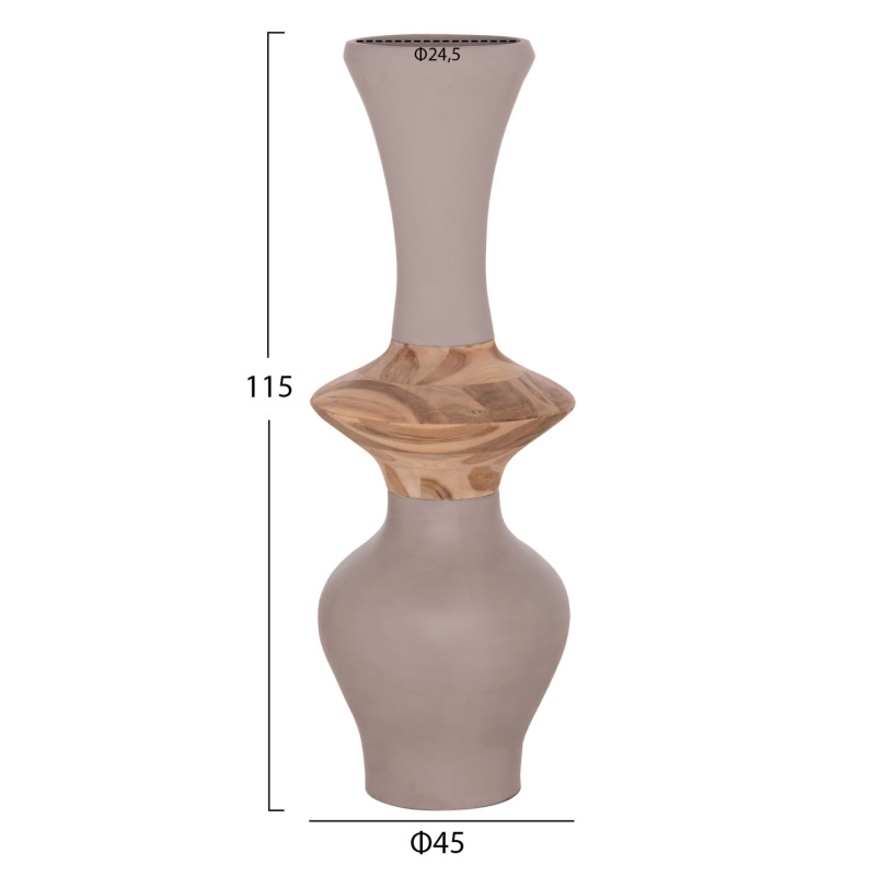 ΣΕΤ 3ΤΜΧ ΔΙΑΚΟΣΜΗΤΙΚΑ ΒΑΖΑ ΔΑΠΕΔΟΥ NEBULA HM21139.01 FIBER CEMENT-ΞΥΛΟ ΤΕΑΚ