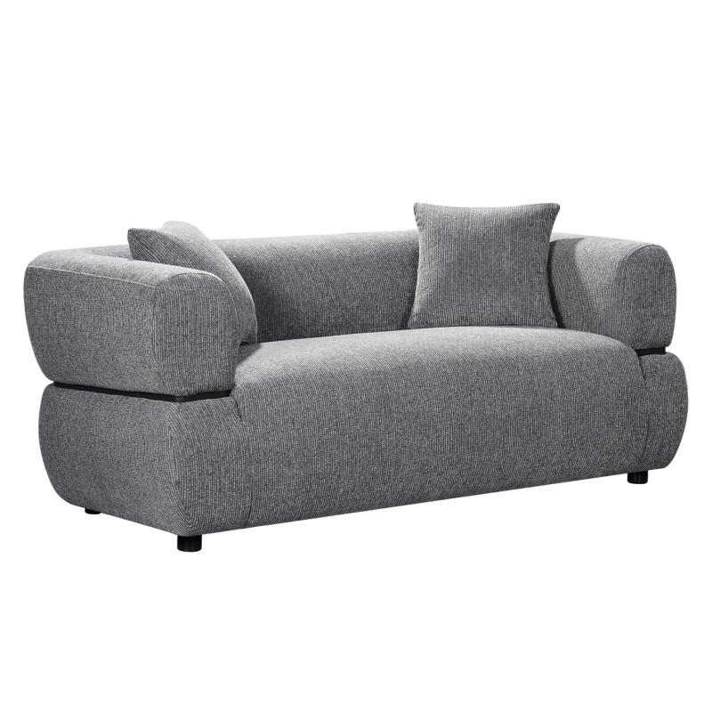 ΚΑΝΑΠΕΣ 2-ΘΕΣΙΟΣ ARCTIS HM3328.01 ΓΚΡΙ ΥΦΑΣΜΑ 169x88x88Υεκ.