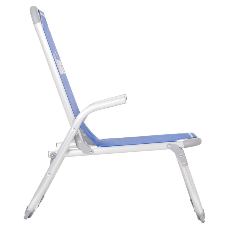 ΚΑΡΕΚΛΑΚΙ ΠΑΡΑΛΙΑΣ ΑΛΟΥΜΙΝΙΟΥ ΒΑΡ.ΤΥΠΟΥ ΥΠΕΡΥΨΩΜΕΝΟ ALMIRA HM6431.01 ΜΠΛΕ 53x68x80Υεκ